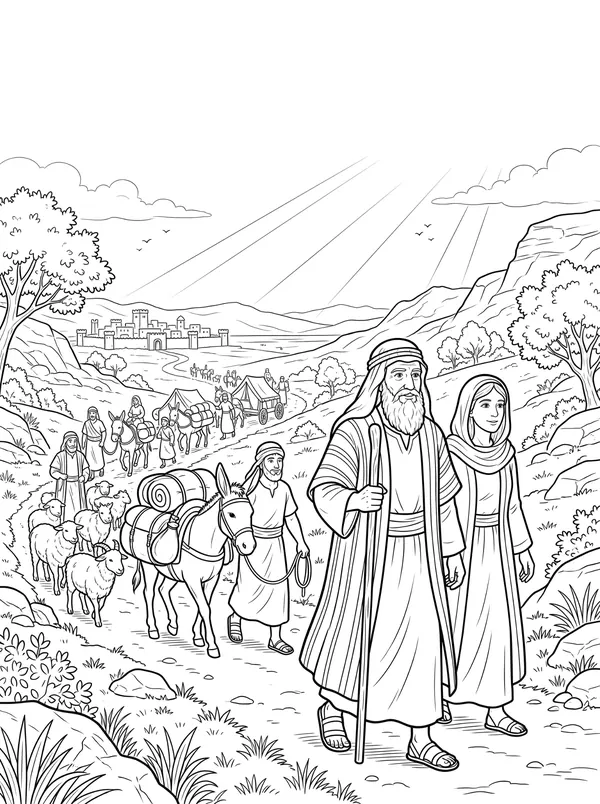Heroes of Faith coloring page
