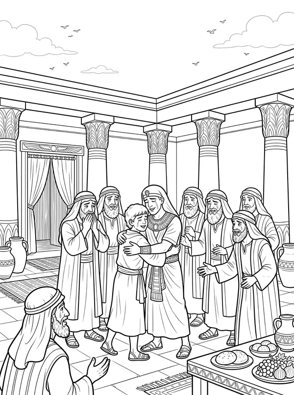 I Am Joseph coloring page