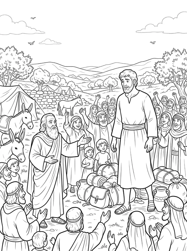Israel Asks for a King coloring page