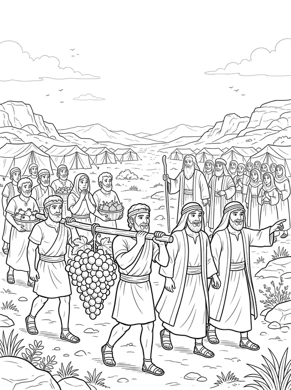 Twelve Spies coloring page